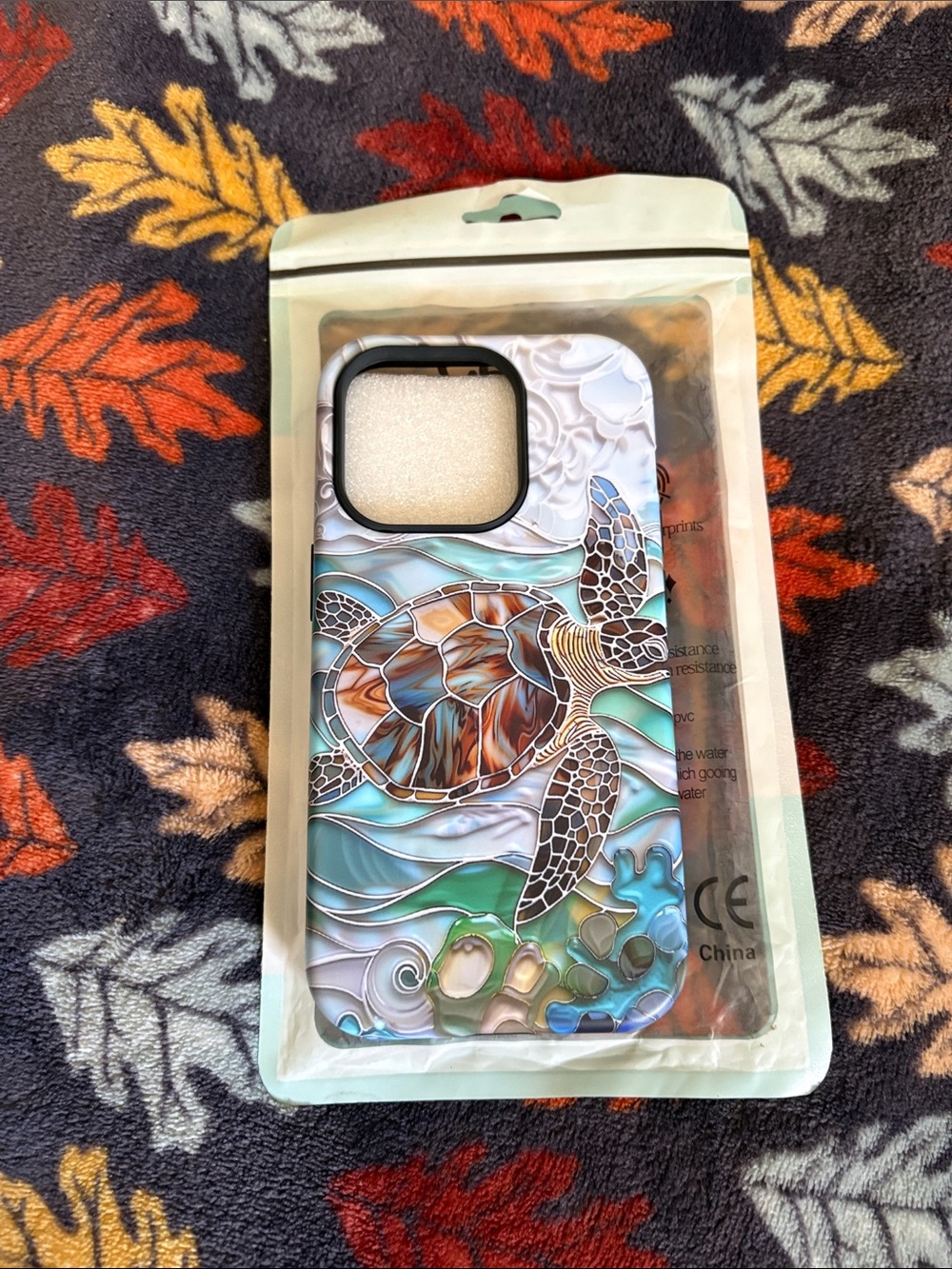 Sea Turtle Pattern Blue Green Phone Case - Unbranded